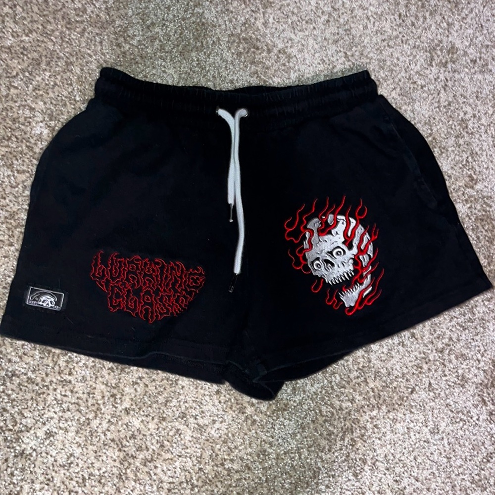 Barely worn black comfy shorts